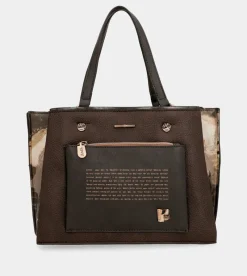 Anekke Shoen Brown Tote With Shoulder Strap Discount