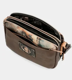 Anekke Shoen Brush 3 Compartment Shoulder Bag Cheap