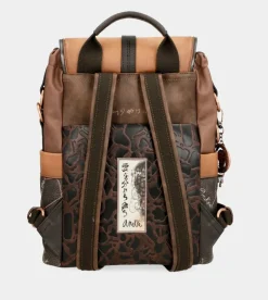 Anekke Shoen Brush Backpack With Flap Clearance