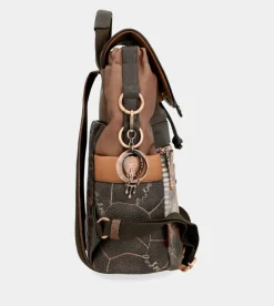 Anekke Shoen Brush Backpack With Flap Clearance