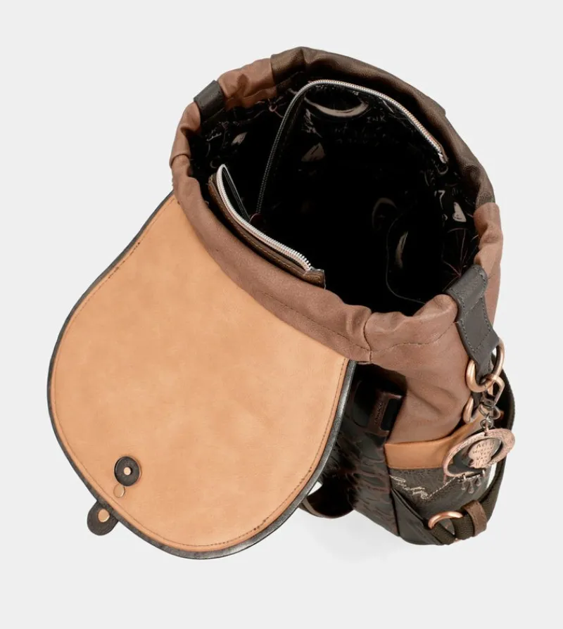 Anekke Shoen Brush Backpack With Flap Clearance
