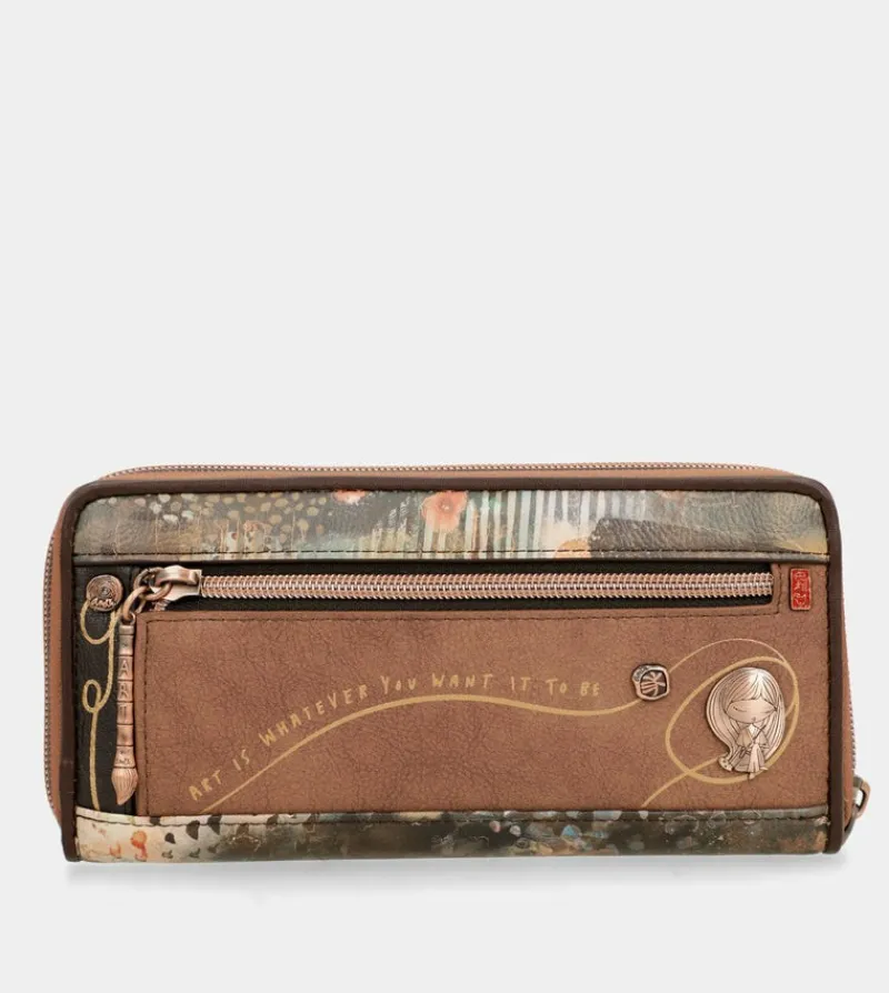 Anekke Shoen Brush Large Wallet Best