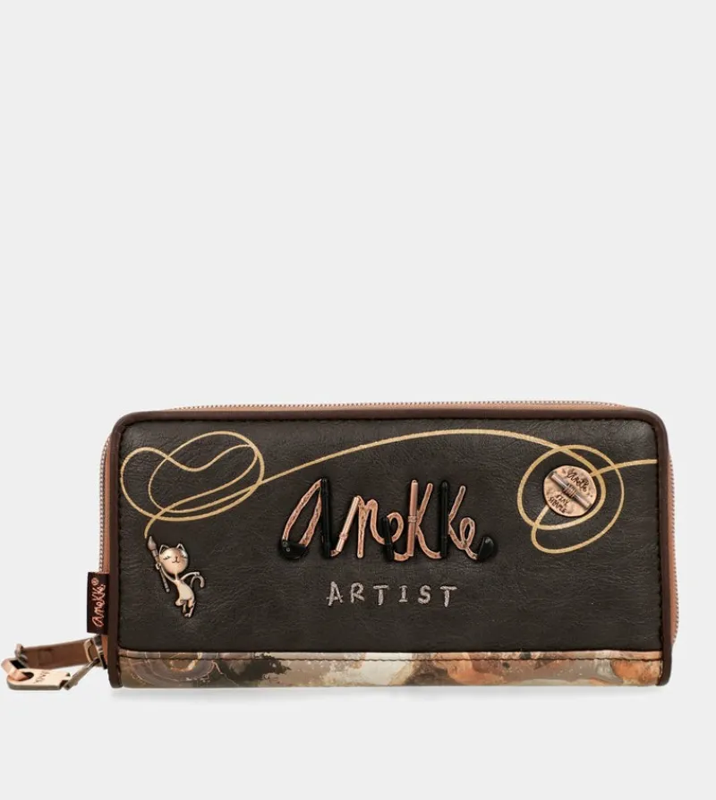 Anekke Shoen Brush Large Wallet Best
