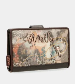 Anekke Shoen Brush Medium Rfid Wallet Cheap