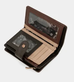 Anekke Shoen Brush Medium Rfid Wallet Cheap