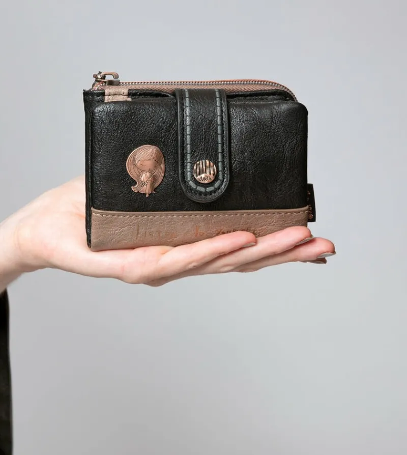 Anekke Shoen Brush Small Flexible Wallet Best
