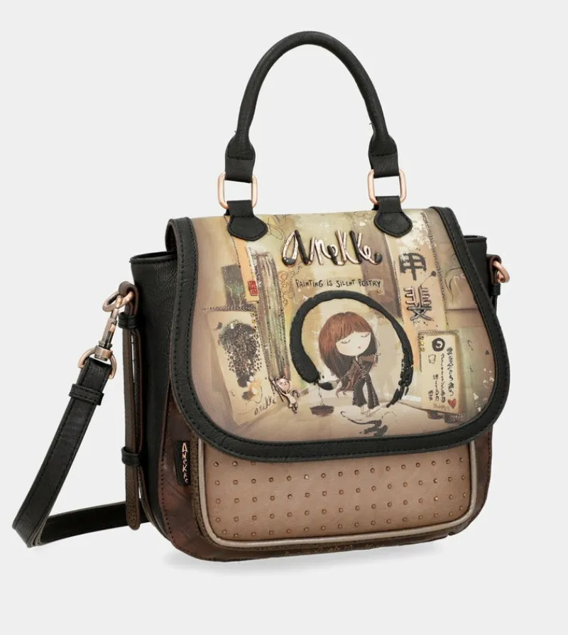 Anekke Shoen Convertible Backpack And Shoulder Bag Hot