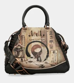 Anekke Shoen Large Black Tote Bag Best Sale