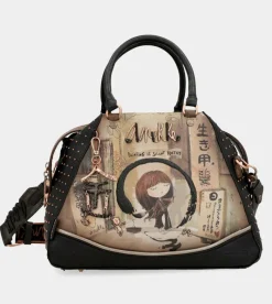 Anekke Shoen Large Black Tote Bag Best Sale