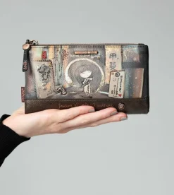 Anekke Shoen Large Flexible Rfid Wallet Store
