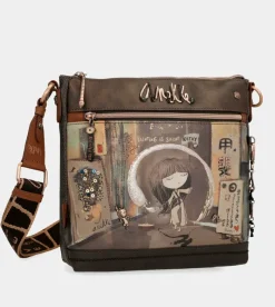 Anekke Shoen Medium Brown Shoulder Bag Cheap