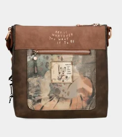 Anekke Shoen Medium Brown Shoulder Bag Cheap