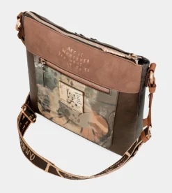 Anekke Shoen Medium Brown Shoulder Bag Cheap