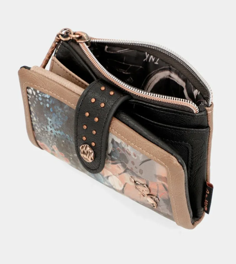Anekke Shoen Medium Flexible Rfid Wallet Clearance