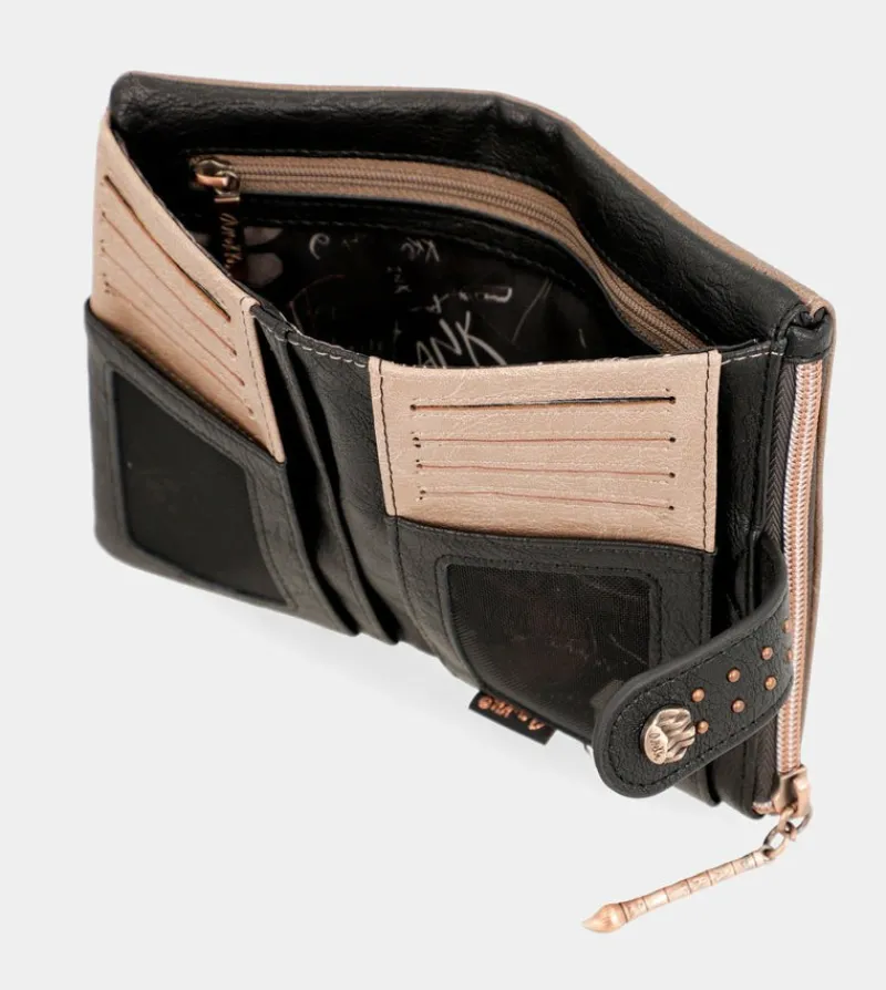Anekke Shoen Medium Flexible Rfid Wallet Clearance