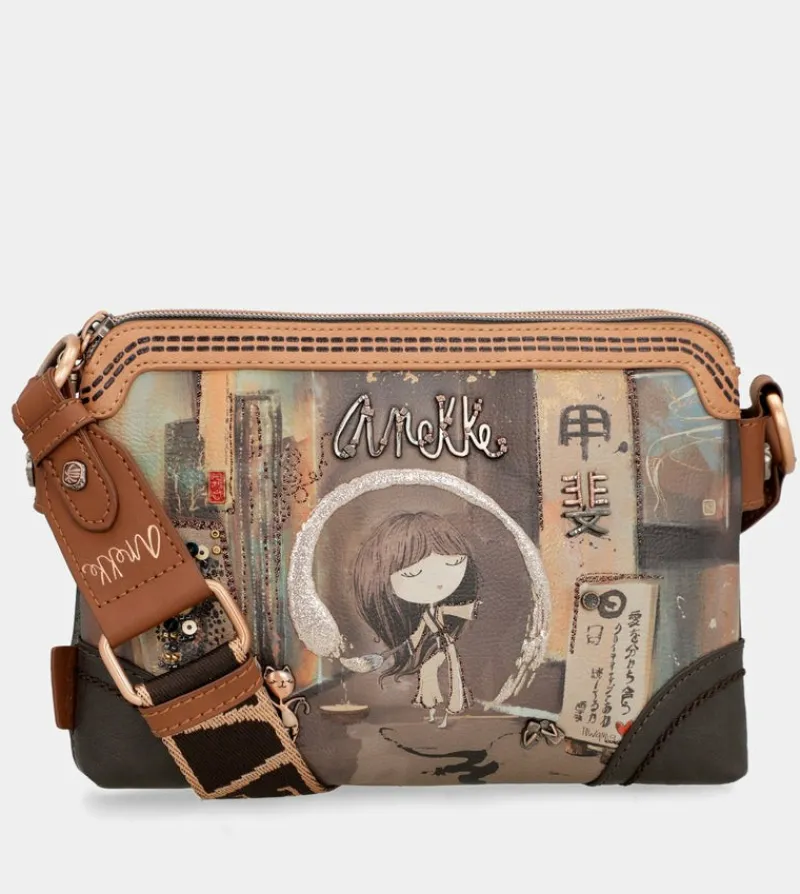 Anekke Shoen Medium Shoulder Bag With 3 Compartments Online