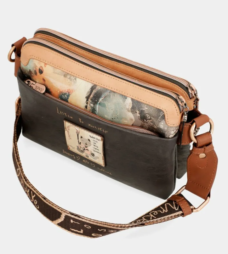Anekke Shoen Medium Shoulder Bag With 3 Compartments Online