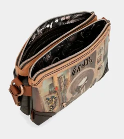Anekke Shoen Medium Shoulder Bag With 3 Compartments Online