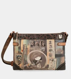Anekke Shoen Mini Double Compartment Shoulder Bag Cheap