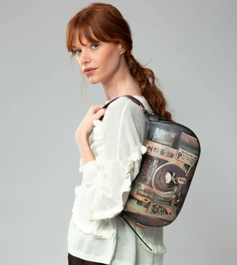 Anekke Shoen Oval Bag With Chain Outlet
