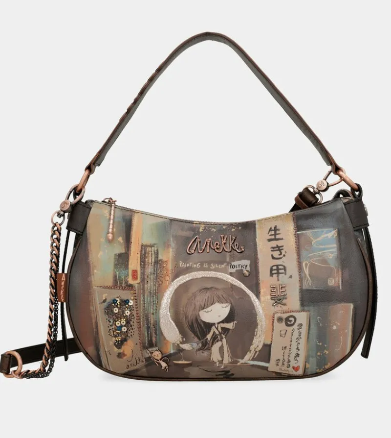 Anekke Shoen Oval Bag With Chain Outlet