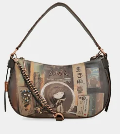 Anekke Shoen Oval Bag With Chain Outlet