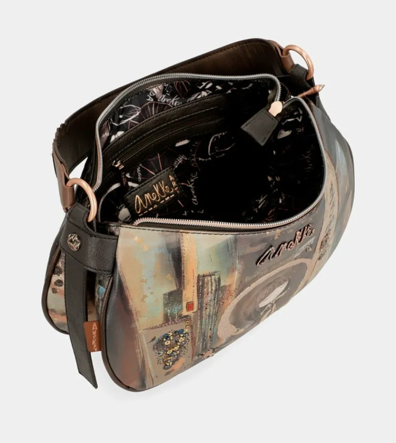 Anekke Shoen Oval Bag With Chain Outlet