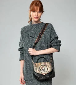 Anekke Shoen Oval Bag With Flap Cheap