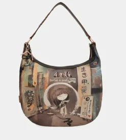 Anekke Shoen Oval Shoulder Bag Best Sale