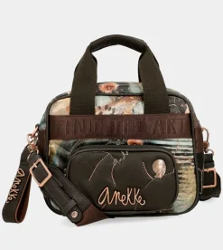 Anekke Shoen Padded 2-Handle Shoulder Bag With Shoulder Strap Fashion