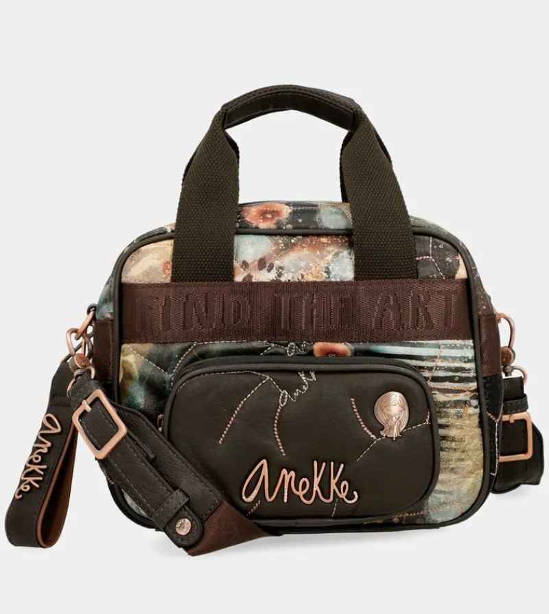 Anekke Shoen Padded 2-Handle Shoulder Bag With Shoulder Strap Fashion