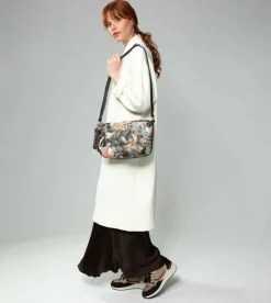 Anekke Shoen Padded Shoulder Bag With Metallic Handle Hot