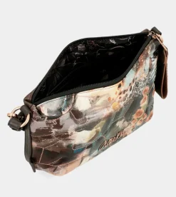 Anekke Shoen Padded Shoulder Bag With Metallic Handle Hot