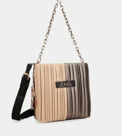 Anekke Shoen Palette Double-Sided Pleated Shoulder Bag Hot