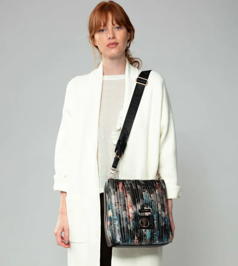 Anekke Shoen Palette Double-Sided Pleated Shoulder Bag Hot