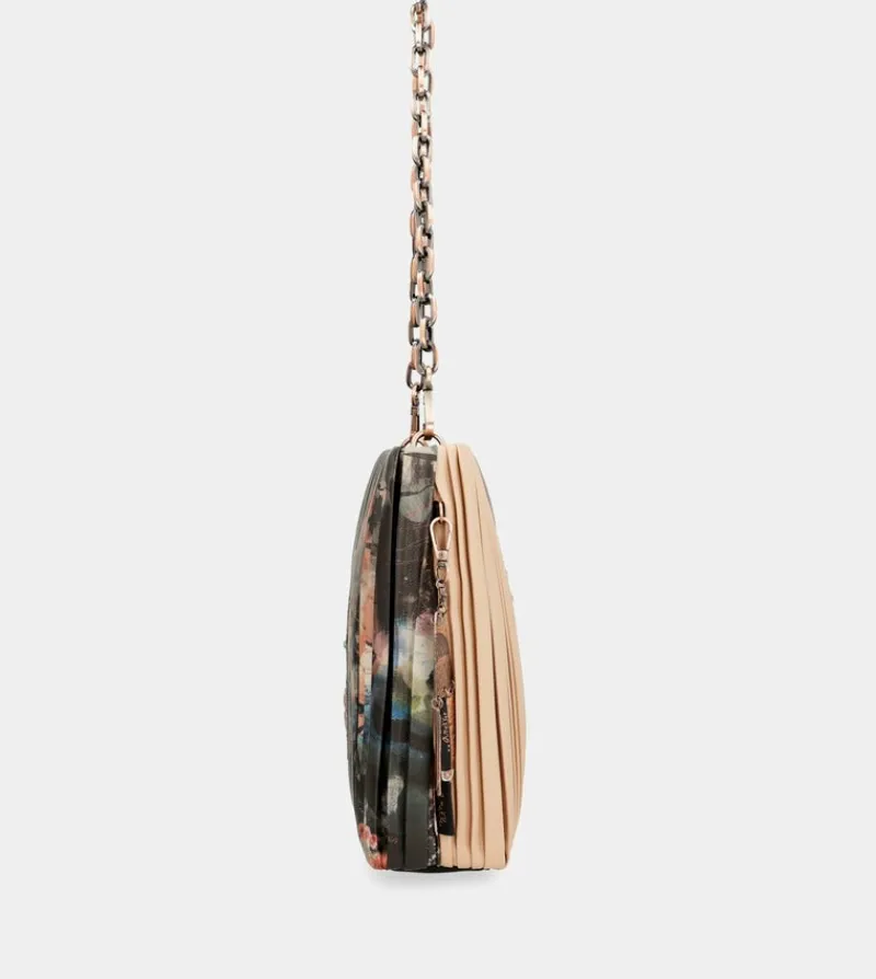 Anekke Shoen Palette Double-Sided Pleated Shoulder Bag Hot
