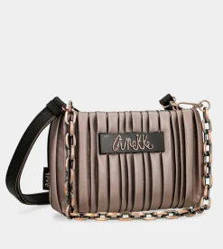 Anekke Shoen Palette Double-Sided Pleated Bag New