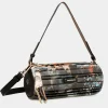 Anekke Shoen Palette Pleated Cylindrical Bag Clearance