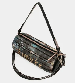 Anekke Shoen Palette Pleated Cylindrical Bag Clearance