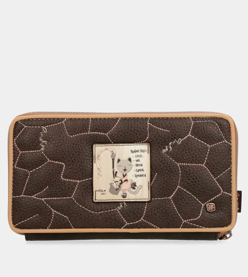 Anekke Shoen Rfid Passport Wallet New