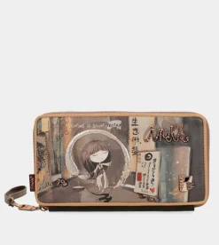 Anekke Shoen Rfid Passport Wallet New