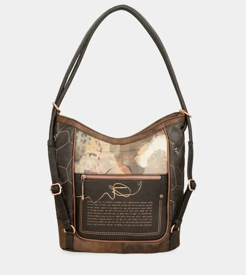 Anekke Shoen Shoulder Bag Convertible Into A Backpack Sale