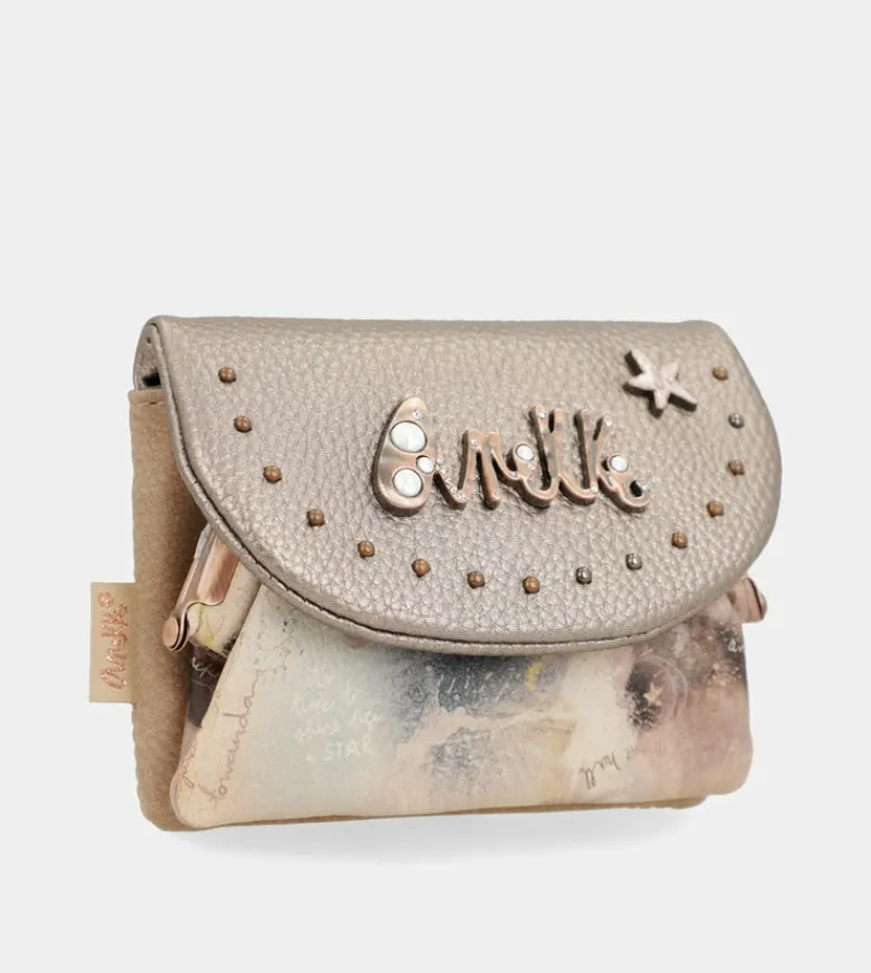 Anekke Stars Coin Purse With Flap Cheap