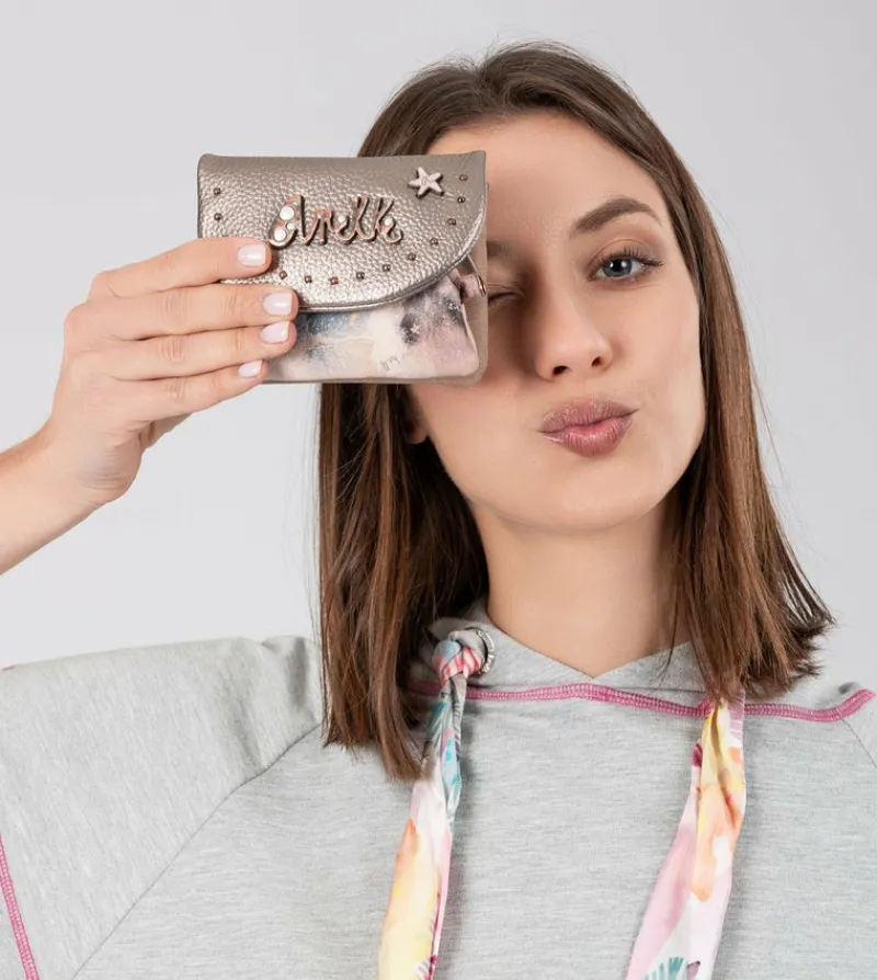Anekke Stars Coin Purse With Flap Cheap