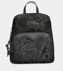 Anekke Studio Navy Blue Backpack For Leisure Use Fashion