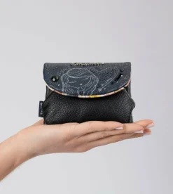 Anekke Studio Navy Blue Coin Purse With Flap Best