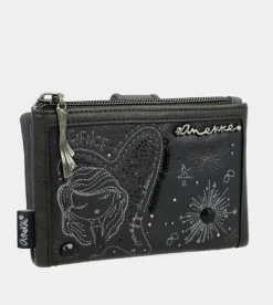 Anekke Studio Navy Blue Flexible Medium Rfid Wallet Discount