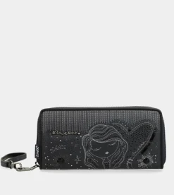 Anekke Studio Navy Blue Large Rfid Wallet Discount