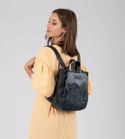 Anekke Studio Navy Blue Medium Backpack Hot