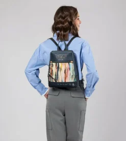 Anekke Studio Navy Blue Pearl Backpack Clearance